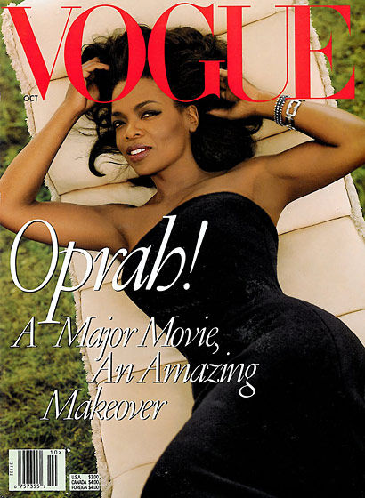12. 1998--¸(Oprah Winfrey)Vogue棬ΪVOGUEŮɣAnna Wintourݵ150lbsС