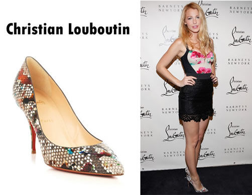 Blake-Lively in Christian Louboutin