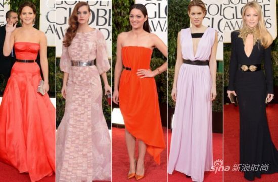 Jennifer Lawrence in Dior, Barbara Palvin in Chanel, Marion Cotillard in Dior, Cody Horn in Vionnet, Kate Hudson in Alexander McQueen