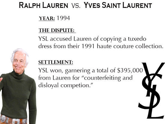 Ralph Lauren VS Yves Saint Laurent